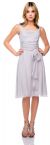 Main image of Cowl Neck Knee Length Bridesmaid Party Dress 